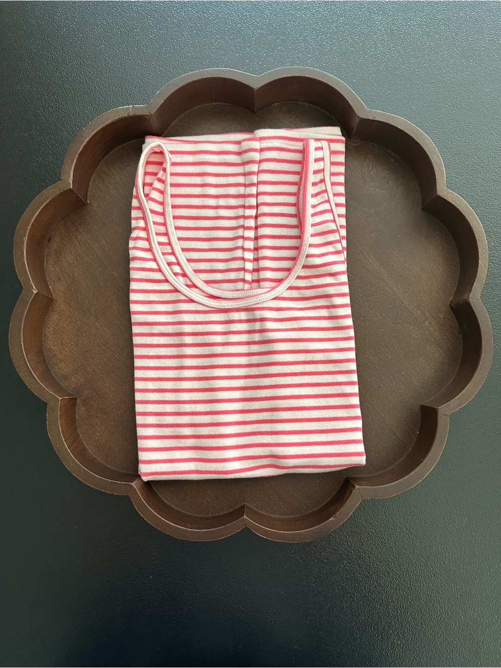 Women’s GAP Striped Pink & White Tank Top Size S